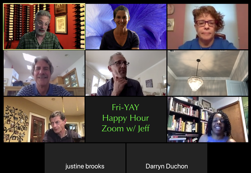 Fri-YAY Happy Hour with Jeff Zoom screen