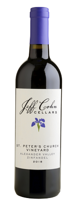 2018 st. peter's church vineyard zinfandel bottle shot
