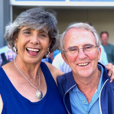 a couple from northern virginia enjoying the party in windsor