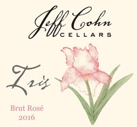 Iris Brut Rose label